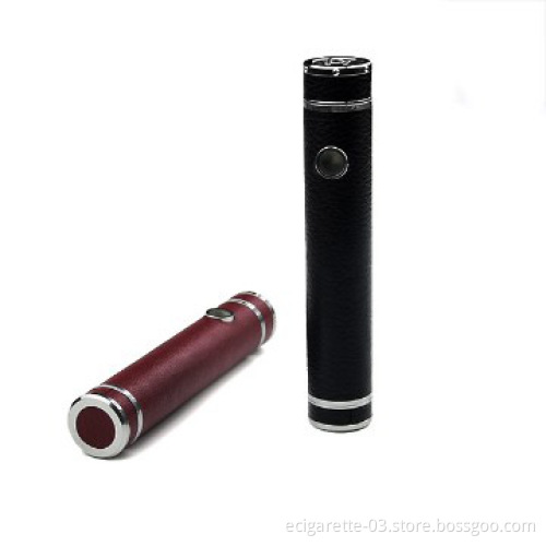 Portable e cigarette mage mod real leather ecig vv mod mage